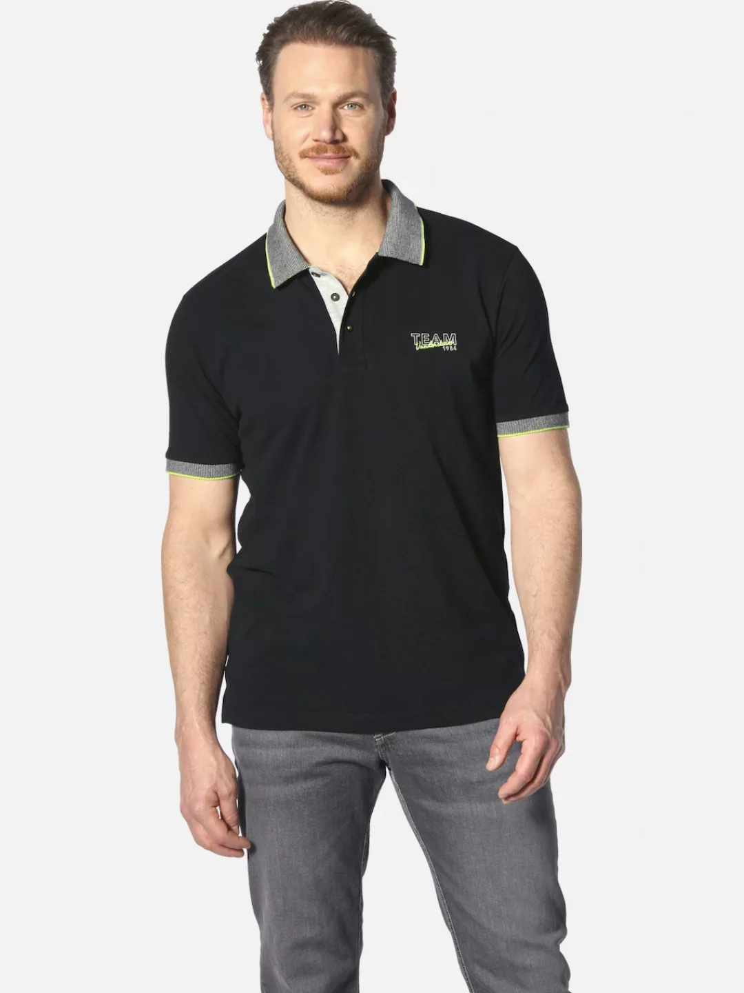 Jan Vanderstorm Poloshirt "Doppelpack Poloshirt HARALDFRED" günstig online kaufen