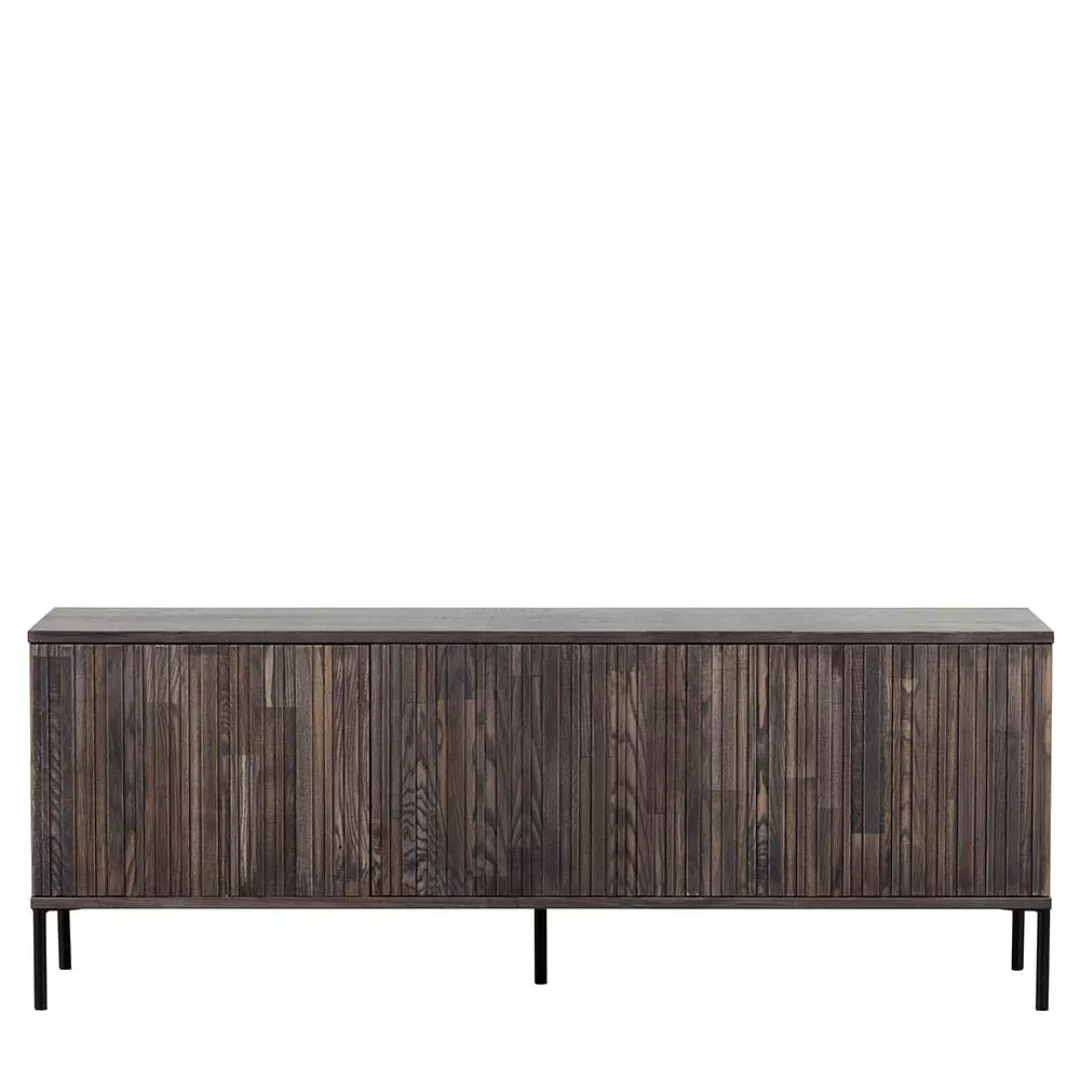 TV Sideboard in Esche dunkelbraun 150 cm breit - 56 cm hoch günstig online kaufen