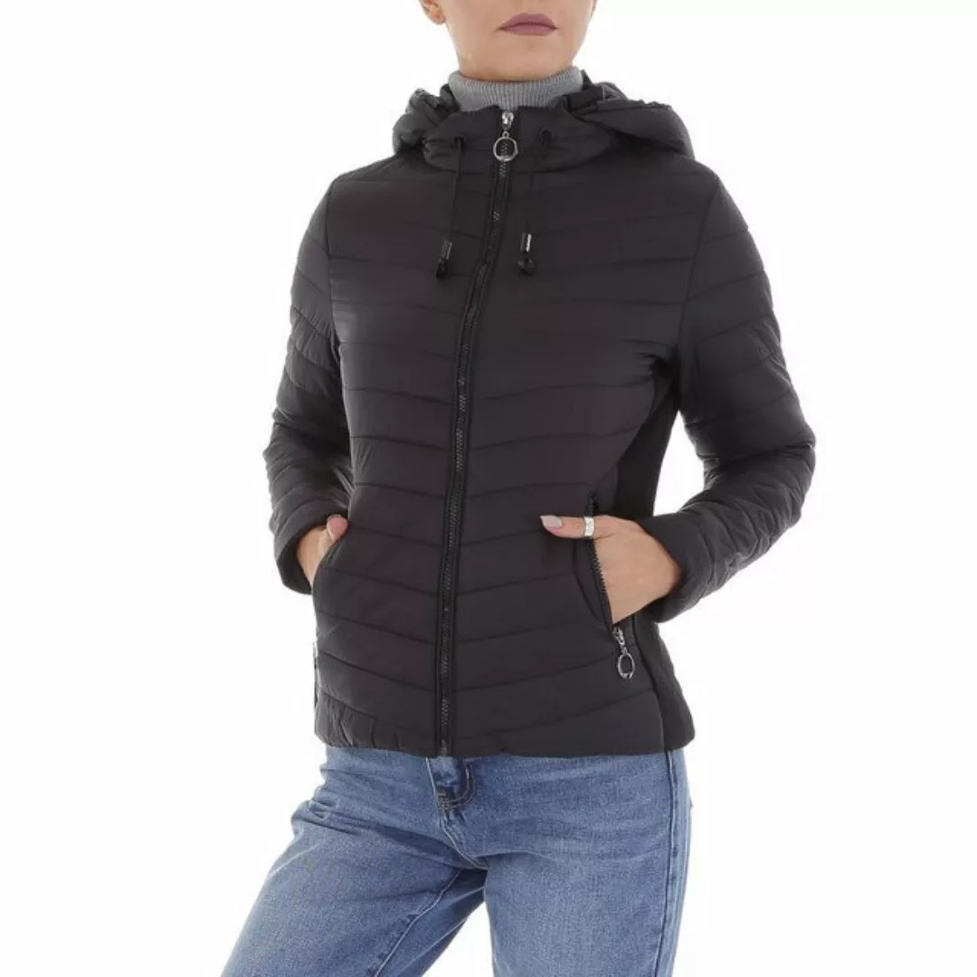 Ital-Design Steppjacke Damen Freizeit (87256513) Kapuze Gefüttert Übergangs günstig online kaufen