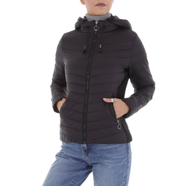 Ital-Design Steppjacke Damen Freizeit (87256510) Kapuze Gefüttert Übergangs günstig online kaufen