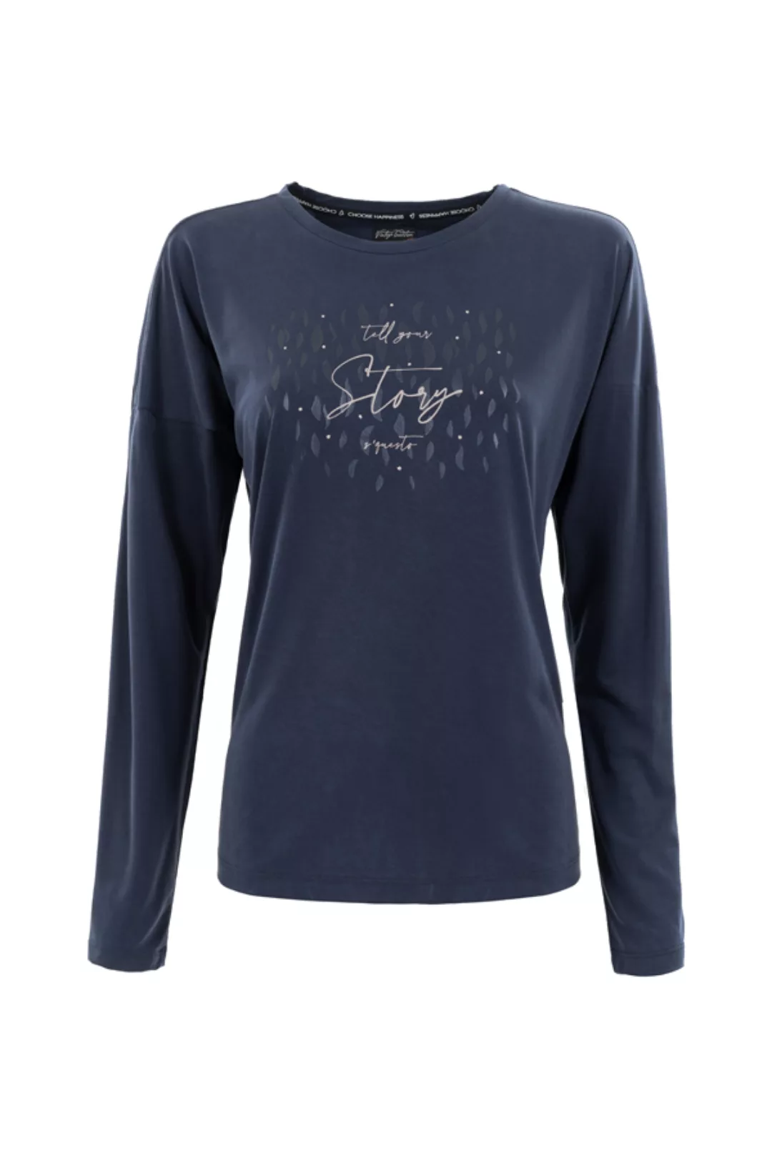 Soquesto Langarmshirt Loana navy günstig online kaufen