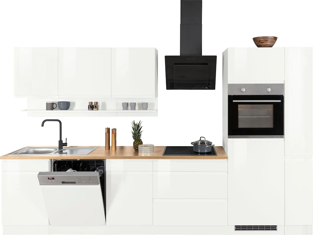 Kochstation Küche "KS-Virginia", Breite 330 cm, mit E-Geräten günstig online kaufen
