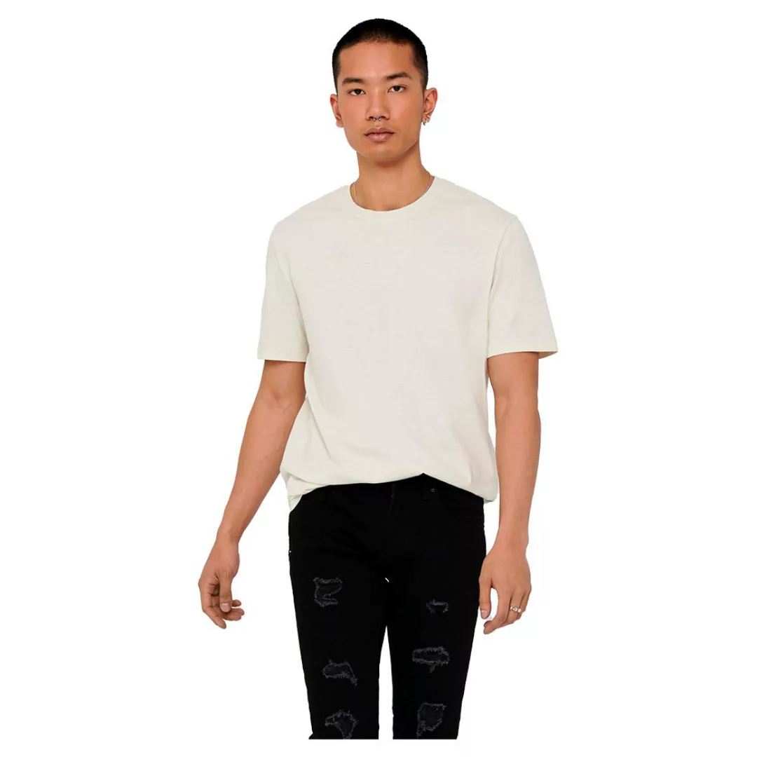 Only & Sons Millenium Life Regular Washed Kurzärmeliges T-shirt 2XL Bright günstig online kaufen