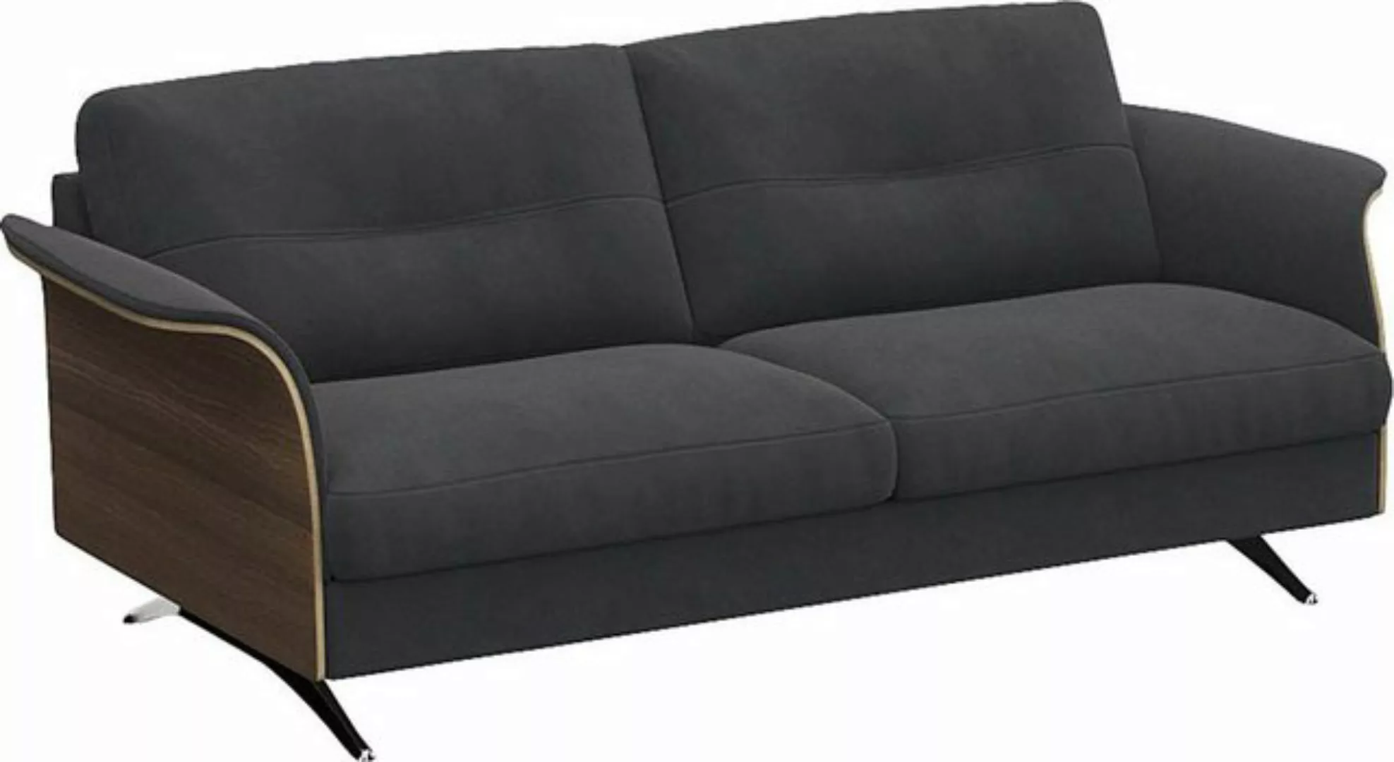 FLEXLUX 2,5-Sitzer Glow Sofa, Couch, Premium-Sitz: Kaltschaum & Federkern, günstig online kaufen