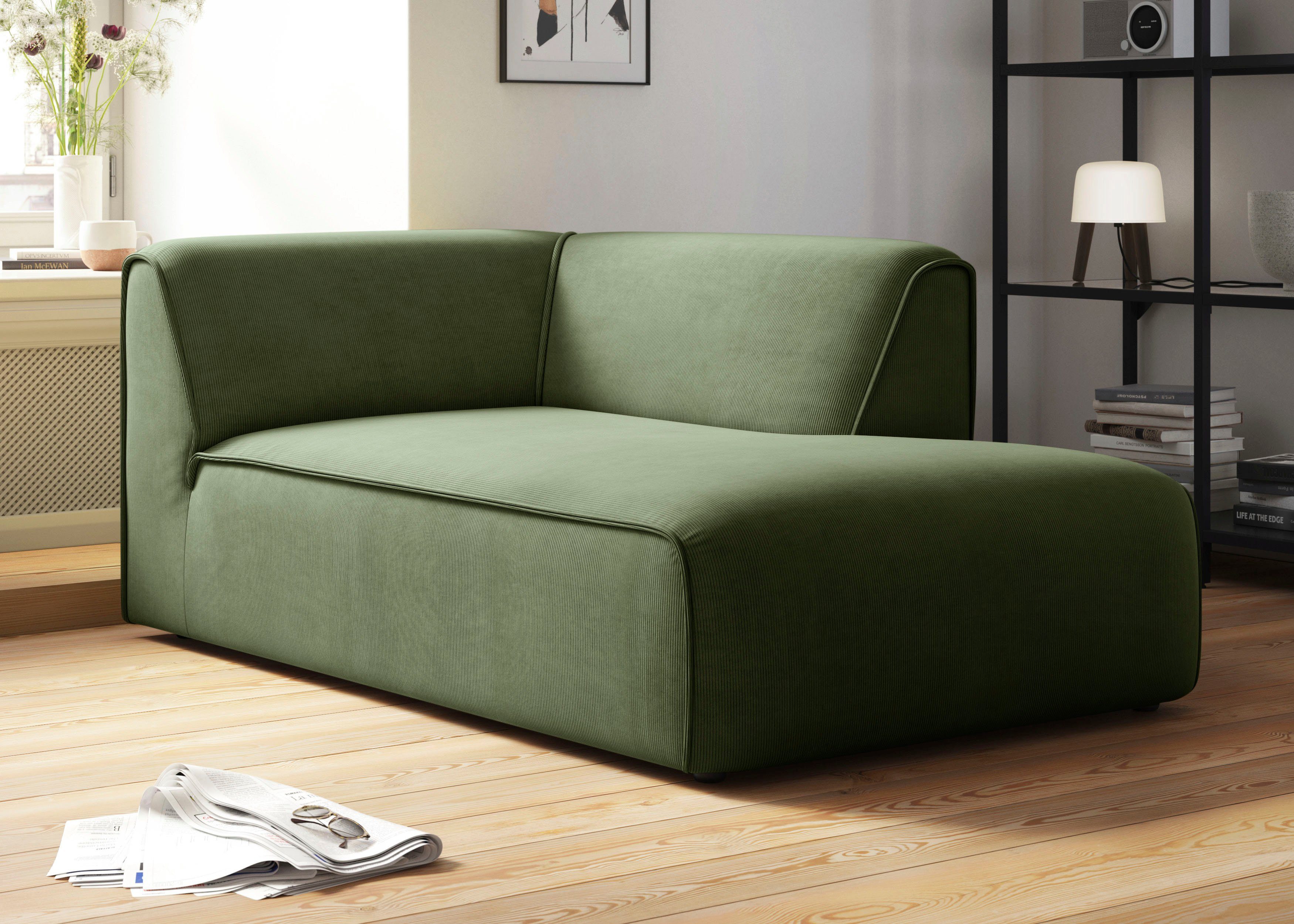 RAUM.ID Ottomane "Merid Chaiselongue, Maße B/T/H: 100/162/70 cm", als Modul günstig online kaufen