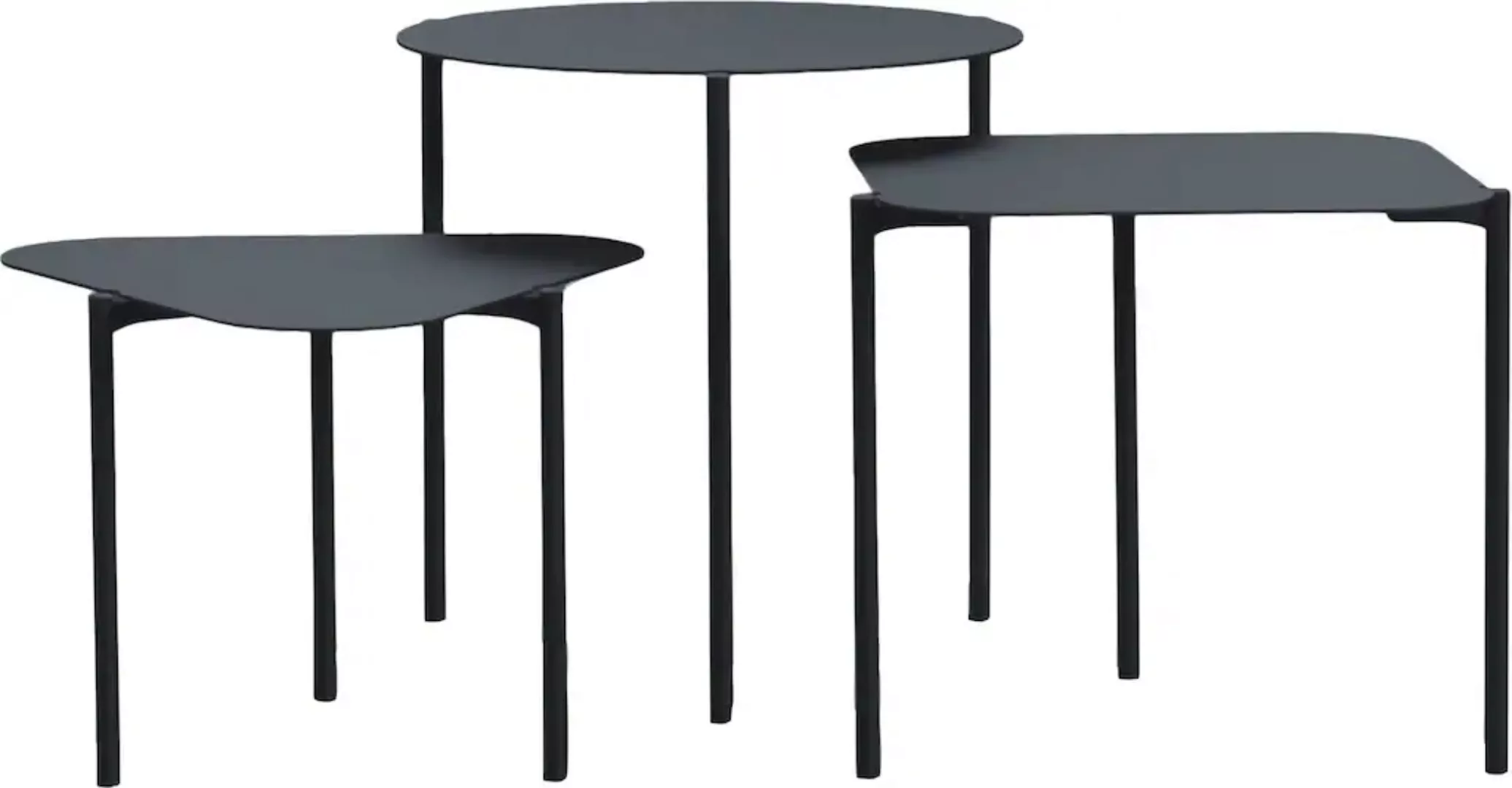 Spinder Design Beistelltisch "Doremi", Metall, 3er-Set günstig online kaufen