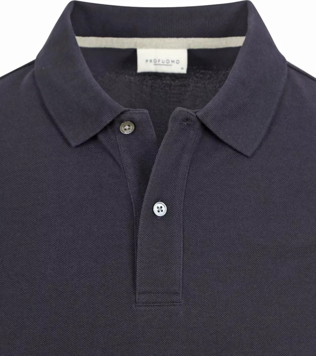 Profuomo Piqué Poloshirt Navy - Größe XL günstig online kaufen