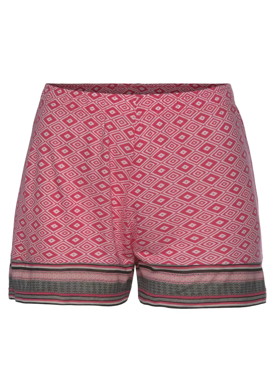 Vivance Dreams Schlafshorts, in schönem Ethno-Design günstig online kaufen