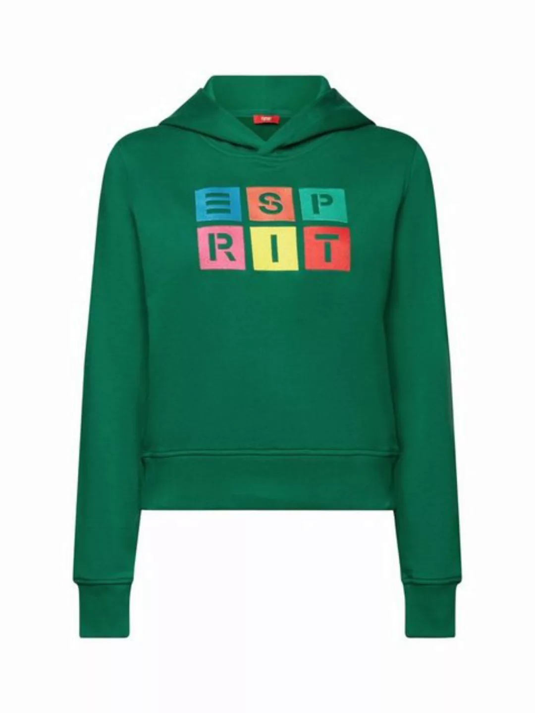 Esprit Sweatshirt Hoodie aus Bio-Baumwolle mit Logostickerei (1-tlg) günstig online kaufen