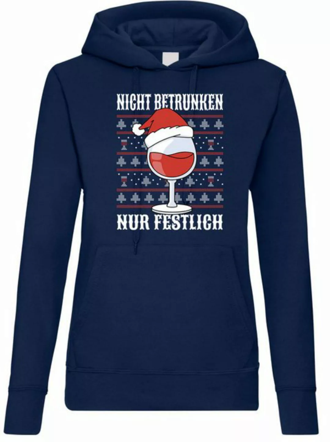 Youth Designz Kapuzenpullover Nicht Betrunken nur Festlich Damen Hoodie Pul günstig online kaufen