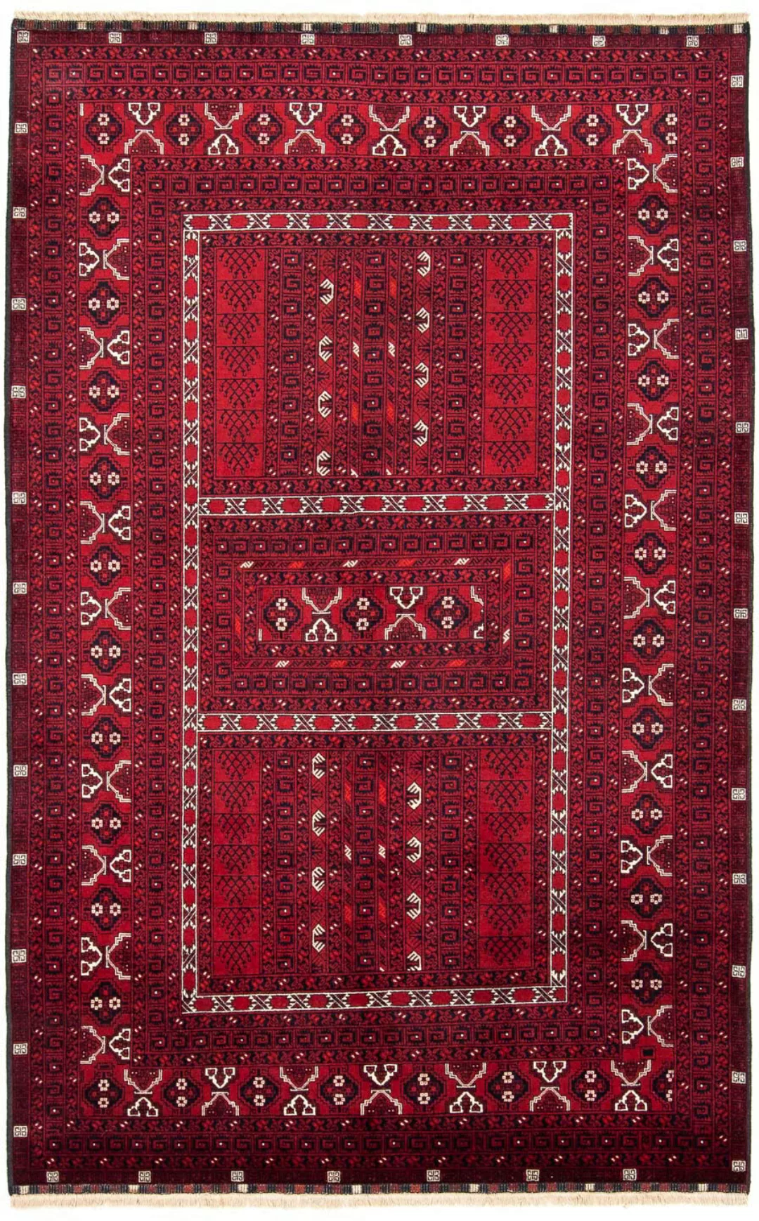 morgenland Orientteppich »Turkaman - 246 x 157 cm - dunkelrot«, rechteckig günstig online kaufen