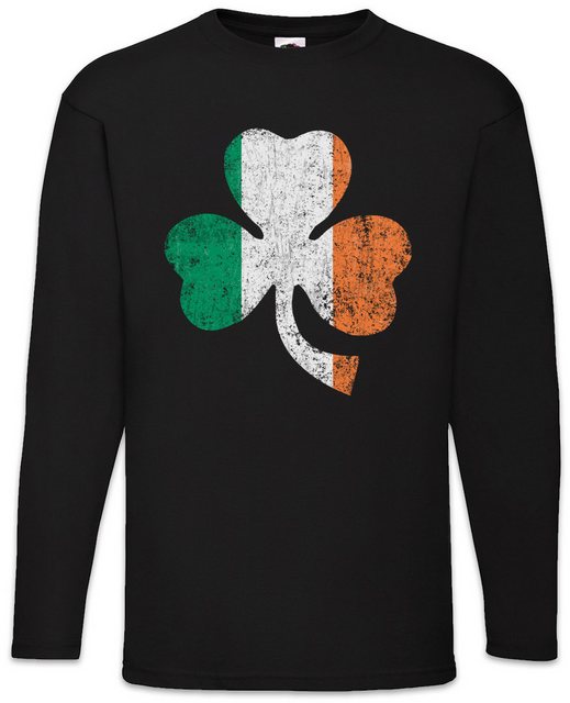 Urban Backwoods Langarmshirt Shamrock Irish Flag Langarm T-Shirt Cloverleaf günstig online kaufen