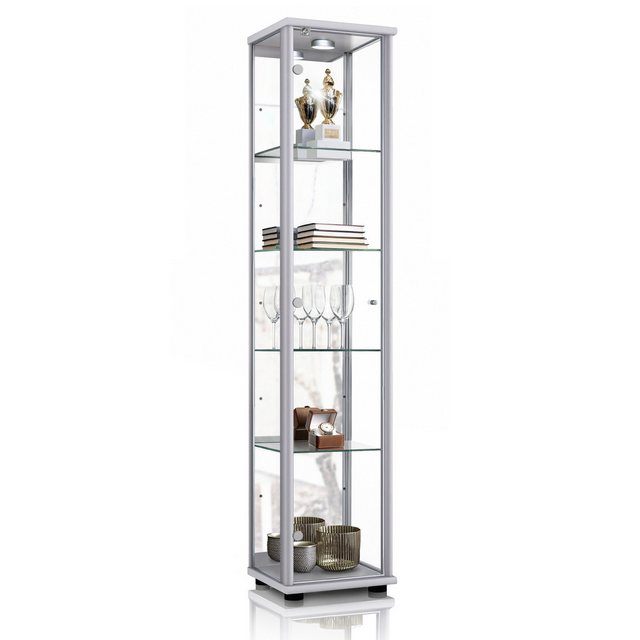 VR-Wohnideen Standvitrine C1083 (Glasvitrine (176x37x33 cm) mit 1 Glastür) günstig online kaufen