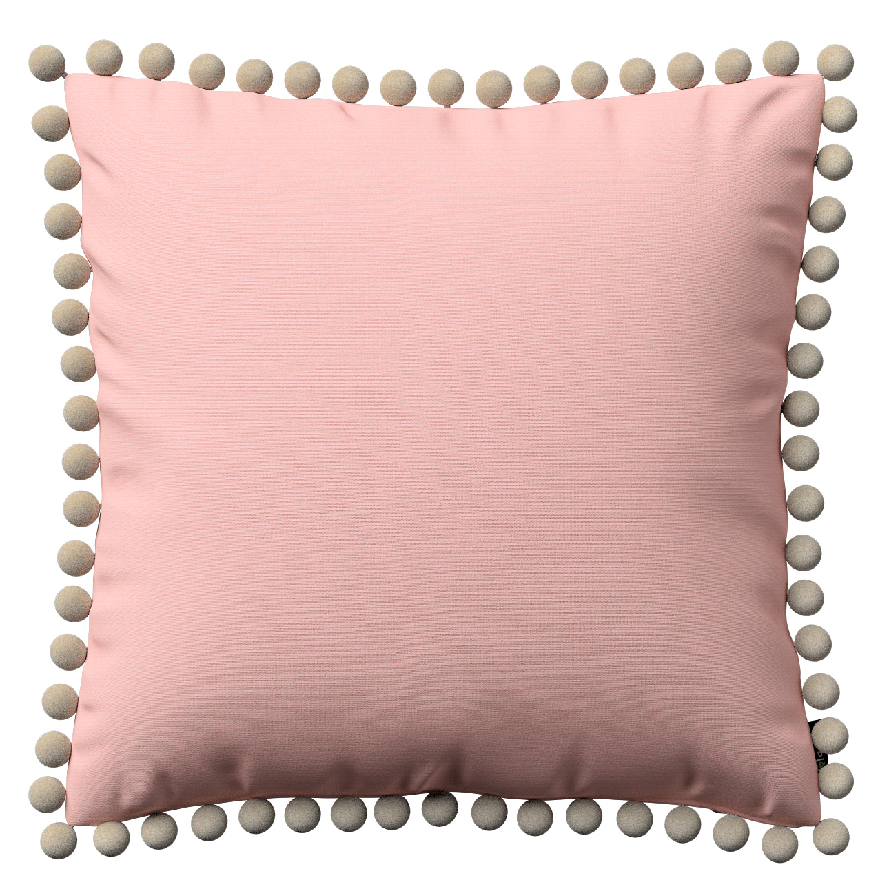 Kissenhülle Wera mit Bommeln, rosa, 45 x 45 cm, Loneta (133-39) günstig online kaufen