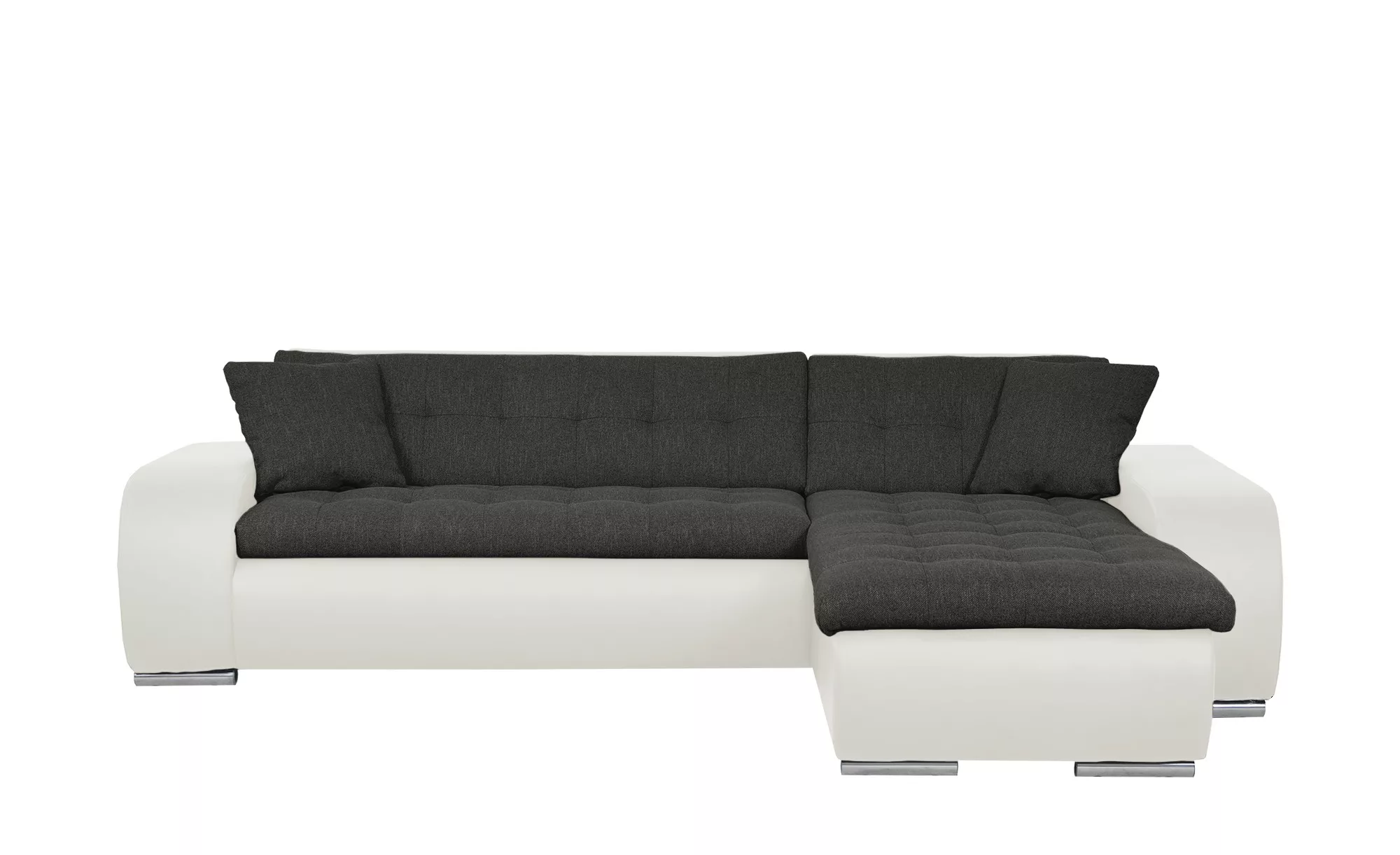 Ecksofa - schwarz - 280 cm - 80 cm - 200 cm - Polstermöbel > Sofas > Ecksof günstig online kaufen