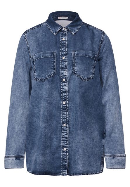 STREET ONE Jeansbluse, mit Knopfleiste günstig online kaufen