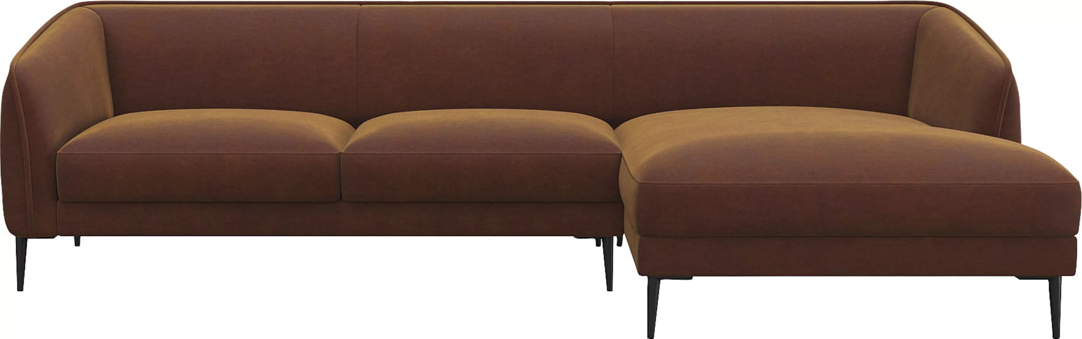 FLEXLUX Ecksofa »Belle Designsofa, L-Form, B/T 288/149 cm«, Skandinavisches günstig online kaufen