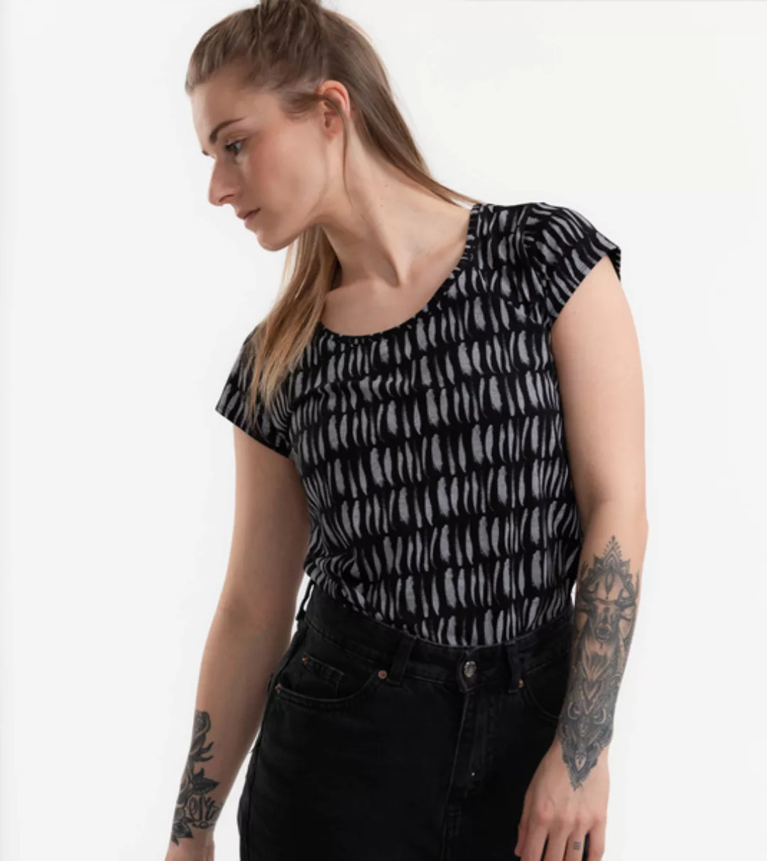 Shirt Asheville Strokes Aus Biobaumwolle günstig online kaufen