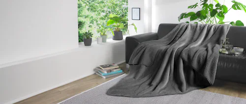 KiNZLER Wohndecke »Demi Flausch«, mit Wendefunktion günstig online kaufen