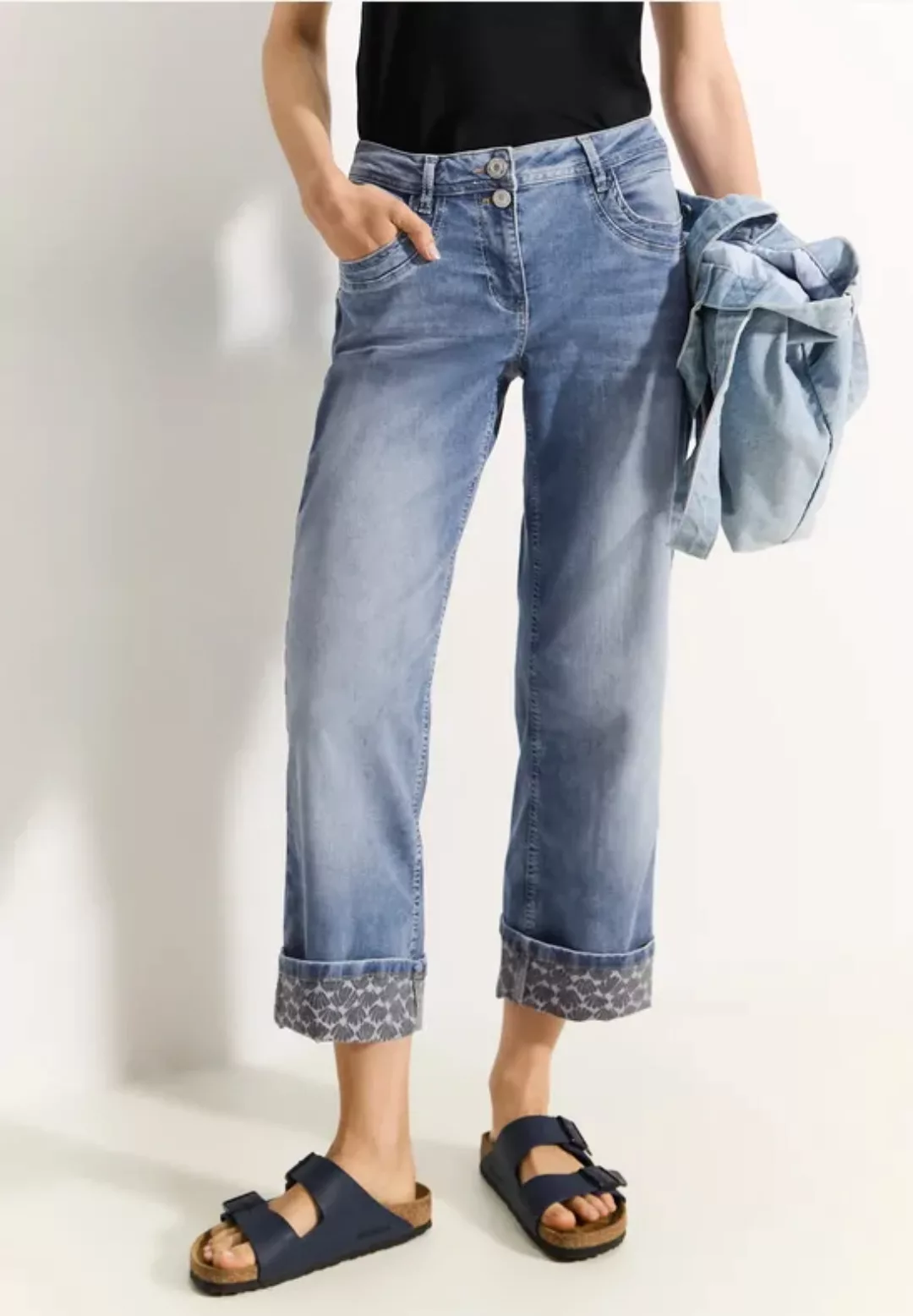 Cecil Loose-fit-Jeans High Waist günstig online kaufen