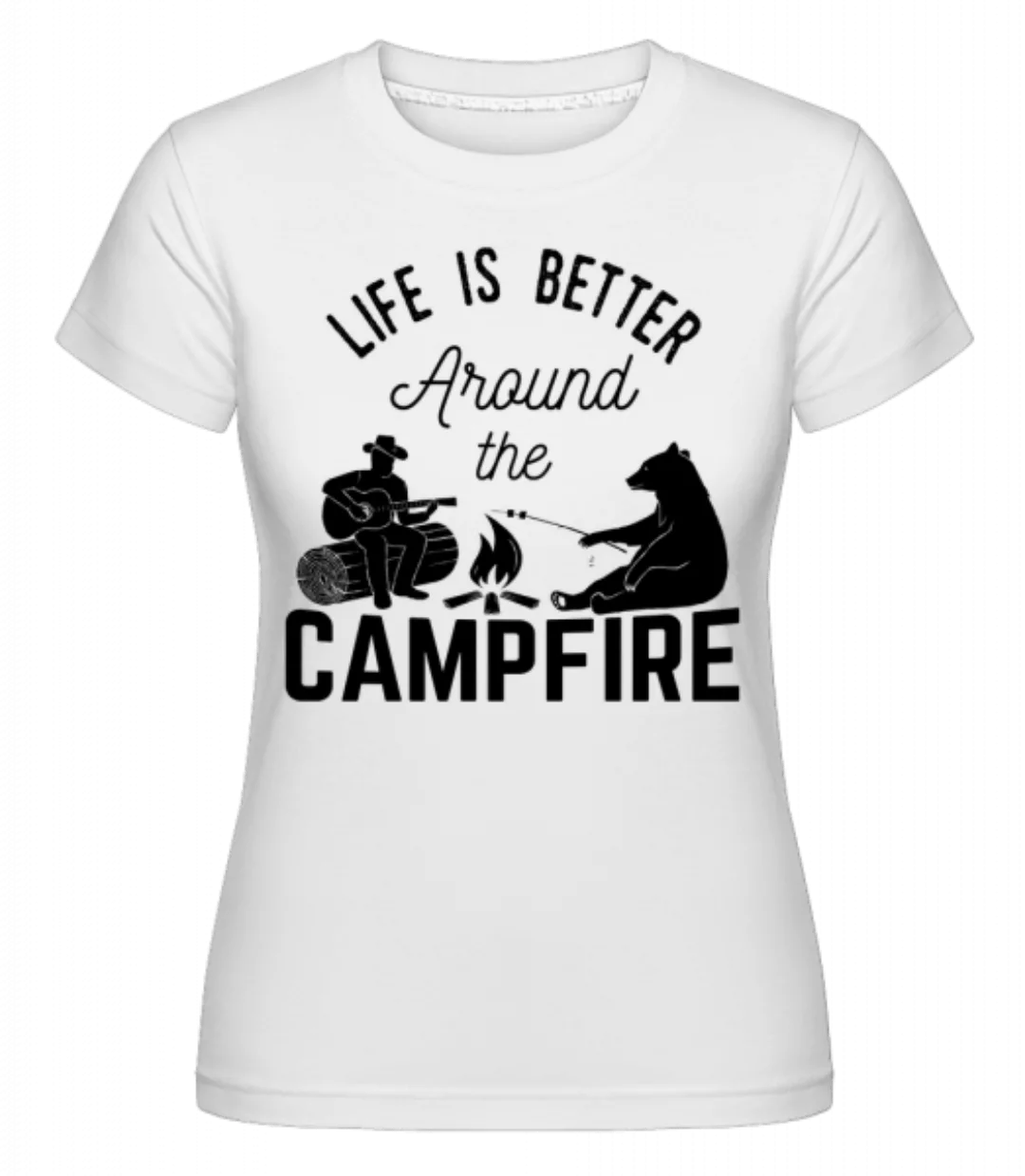Around The Campfire · Shirtinator Frauen T-Shirt günstig online kaufen