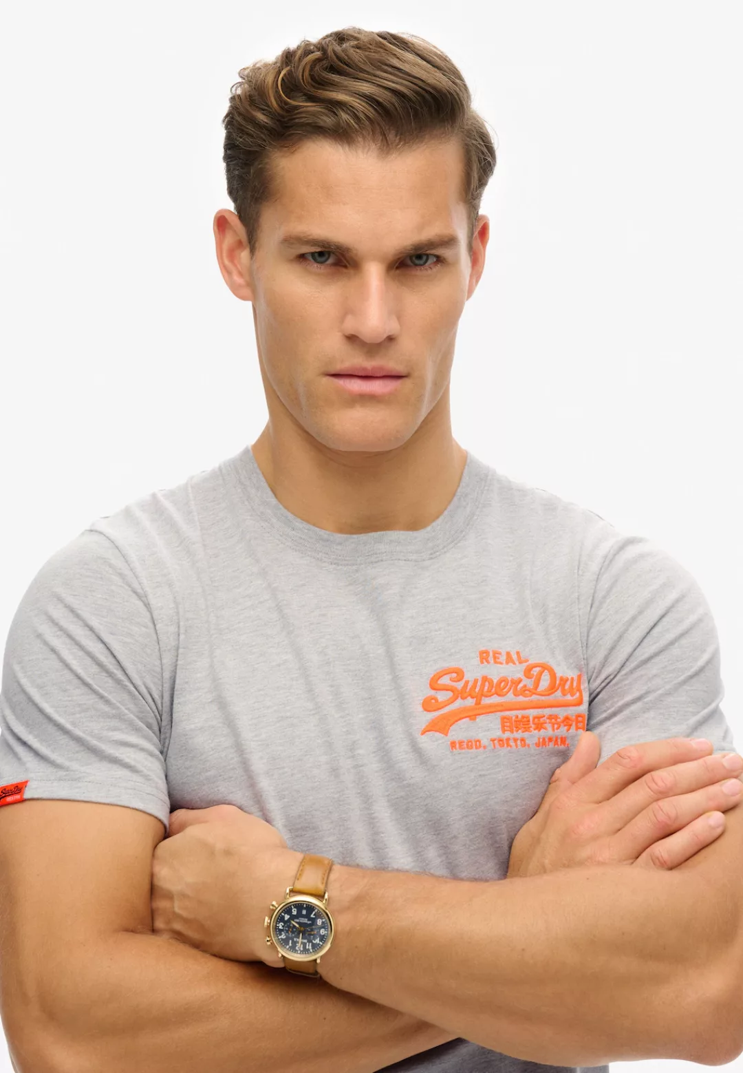 Superdry Rundhalsshirt "VL EMBROIDERED RELAXED TEE" günstig online kaufen