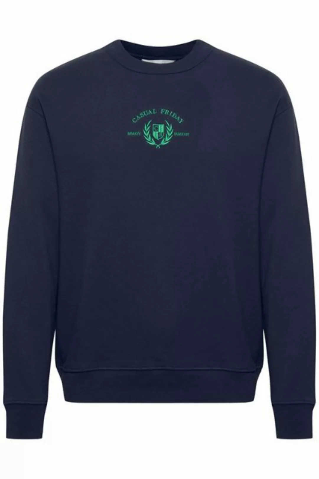 Casual Friday Sweatshirt CFSage relaxed sweat w. embroidery - 20504729 günstig online kaufen