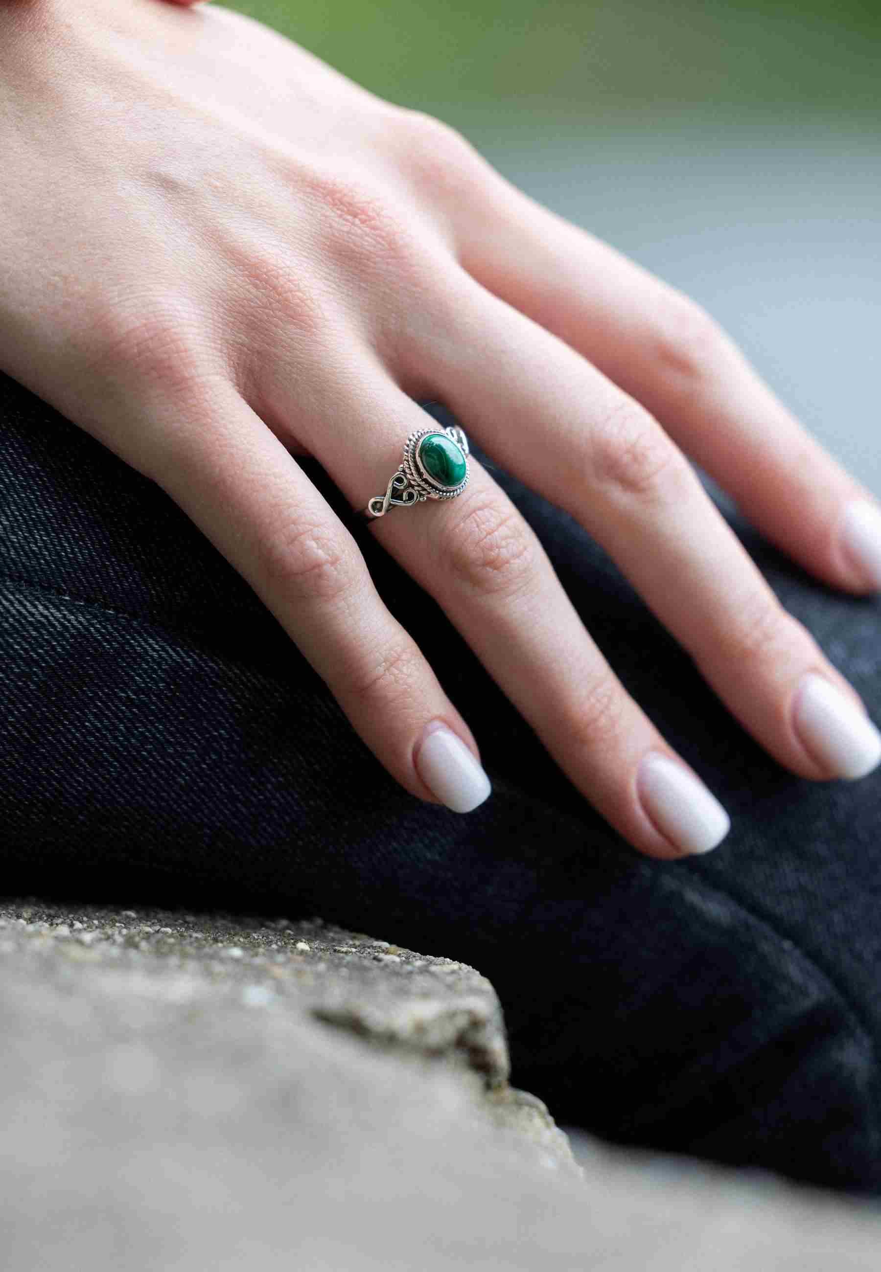 mantraroma Silberring BAGHIMI oval aus 925 günstig online kaufen