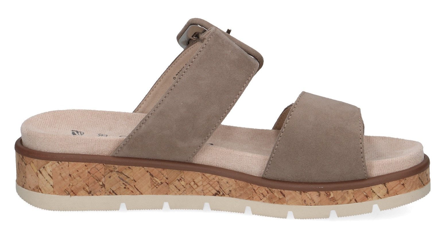 Caprice Pantolette, Keilabsatz, Sommerschuh, Bequemschuh mit Zierschnalle günstig online kaufen