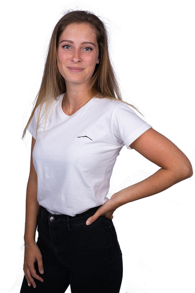 Damen T-shirt "Kili White" Aus Biobaumwolle günstig online kaufen