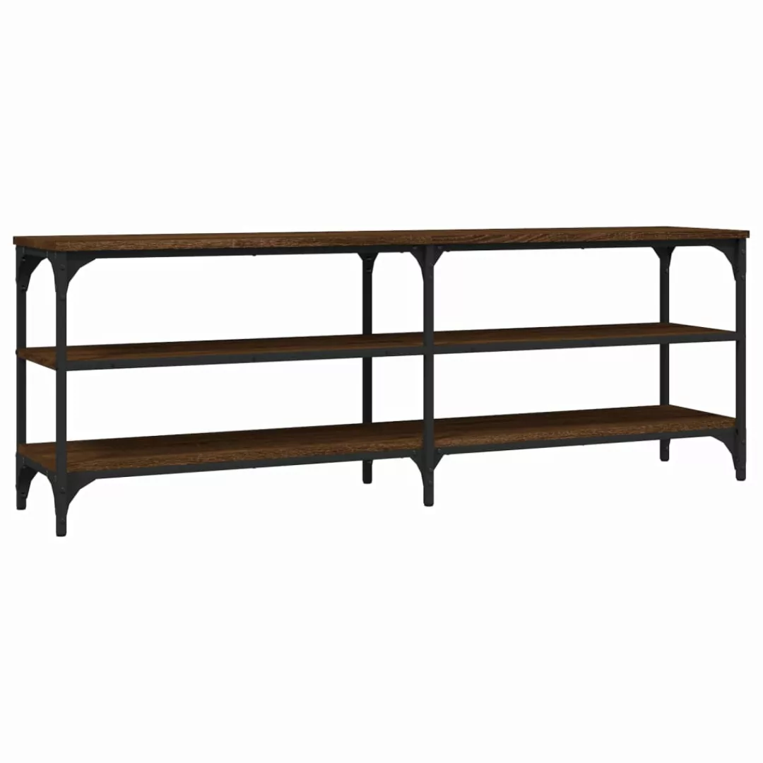 Vidaxl Tv-schrank Braun Eichen-optik 140x30x50 Cm Holzwerkstoff günstig online kaufen