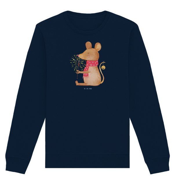 Mr. & Mrs. Panda Longpullover Größe XL Maus Weihnachten - French Navy - Ges günstig online kaufen