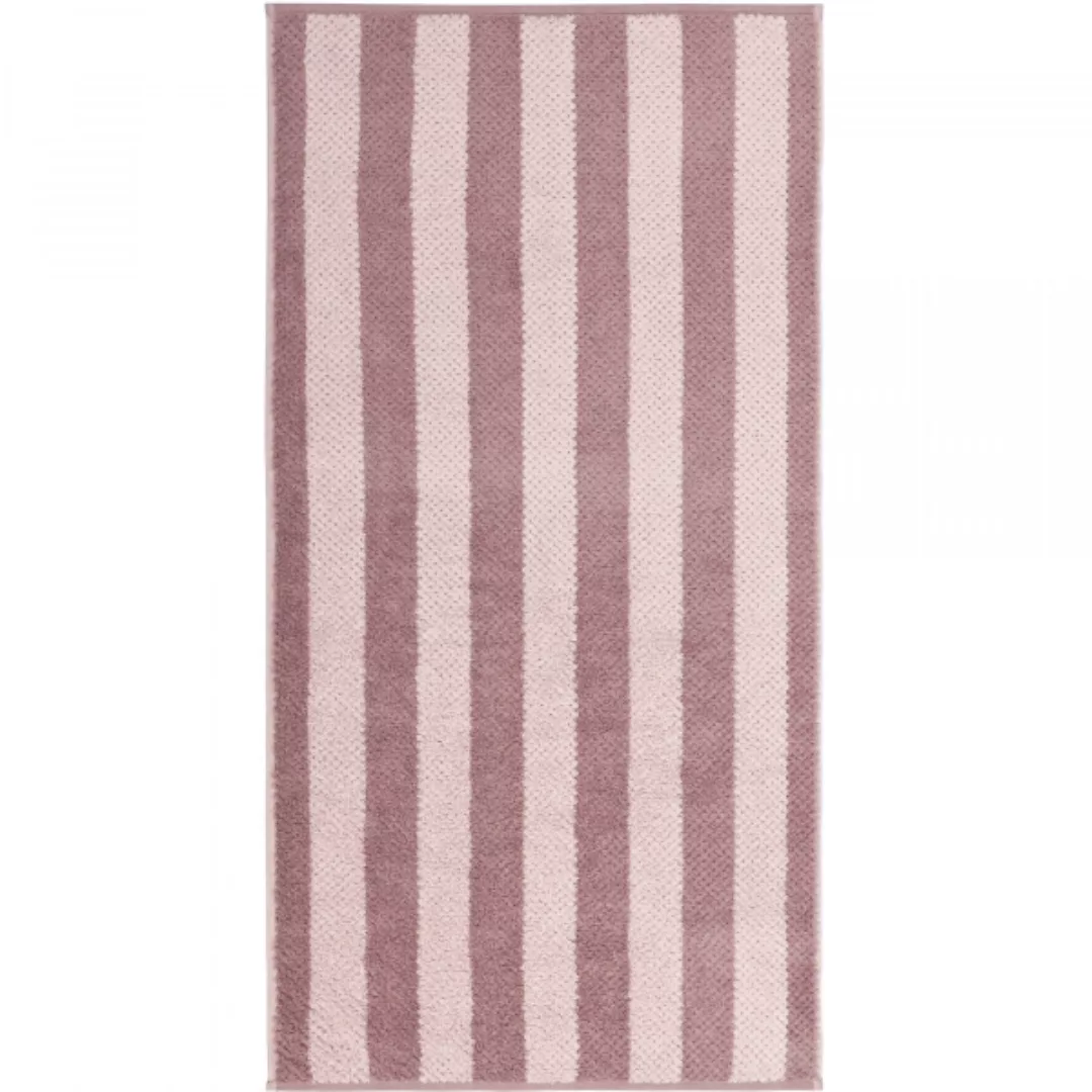 Cawö Handtücher Pure Stripes 6502 - Farbe: vintage rose - 22 - Duschtuch 80 günstig online kaufen