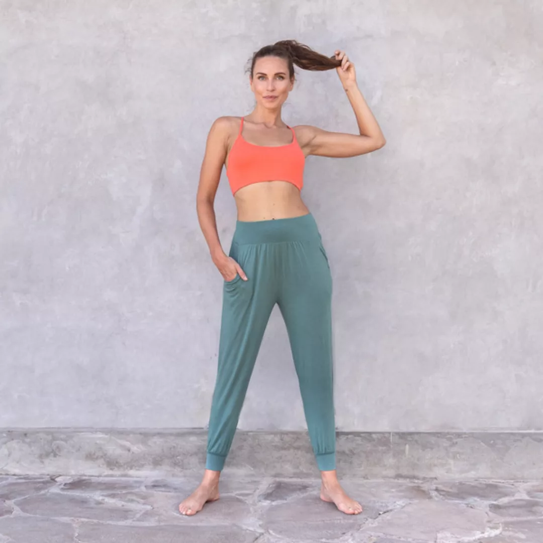 Sahara - Damen - High Waist Hose Für Yoga Und Freizeit Aus Tencel-biobaumwo günstig online kaufen