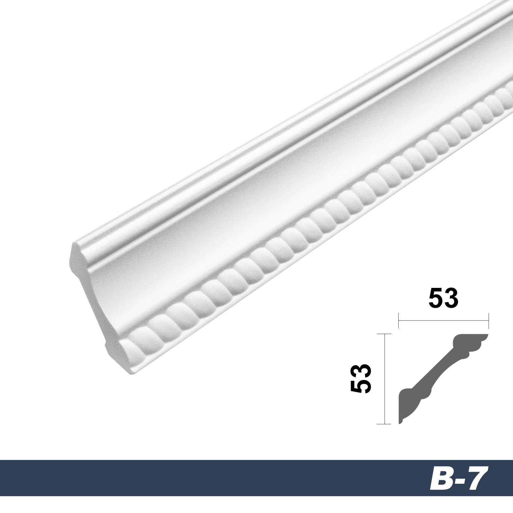 marbet design Stuckleiste B-07, 2 Meter, günstig online kaufen