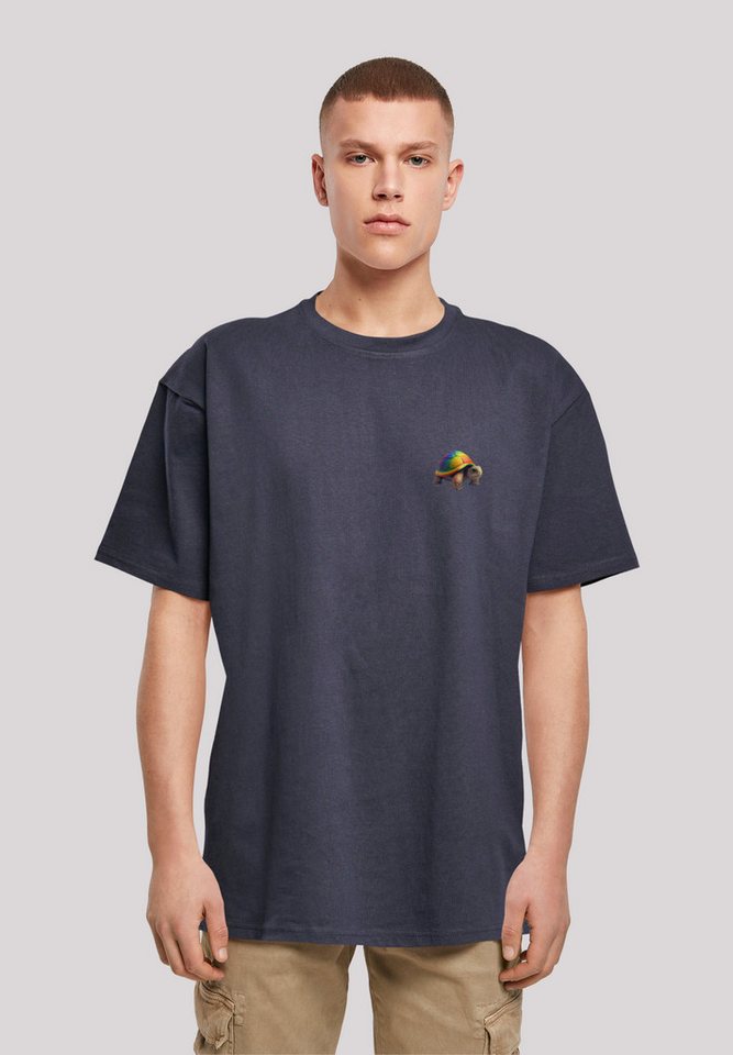 F4NT4STIC T-Shirt Rainbow Turtle OVERSIZE TEE Print günstig online kaufen