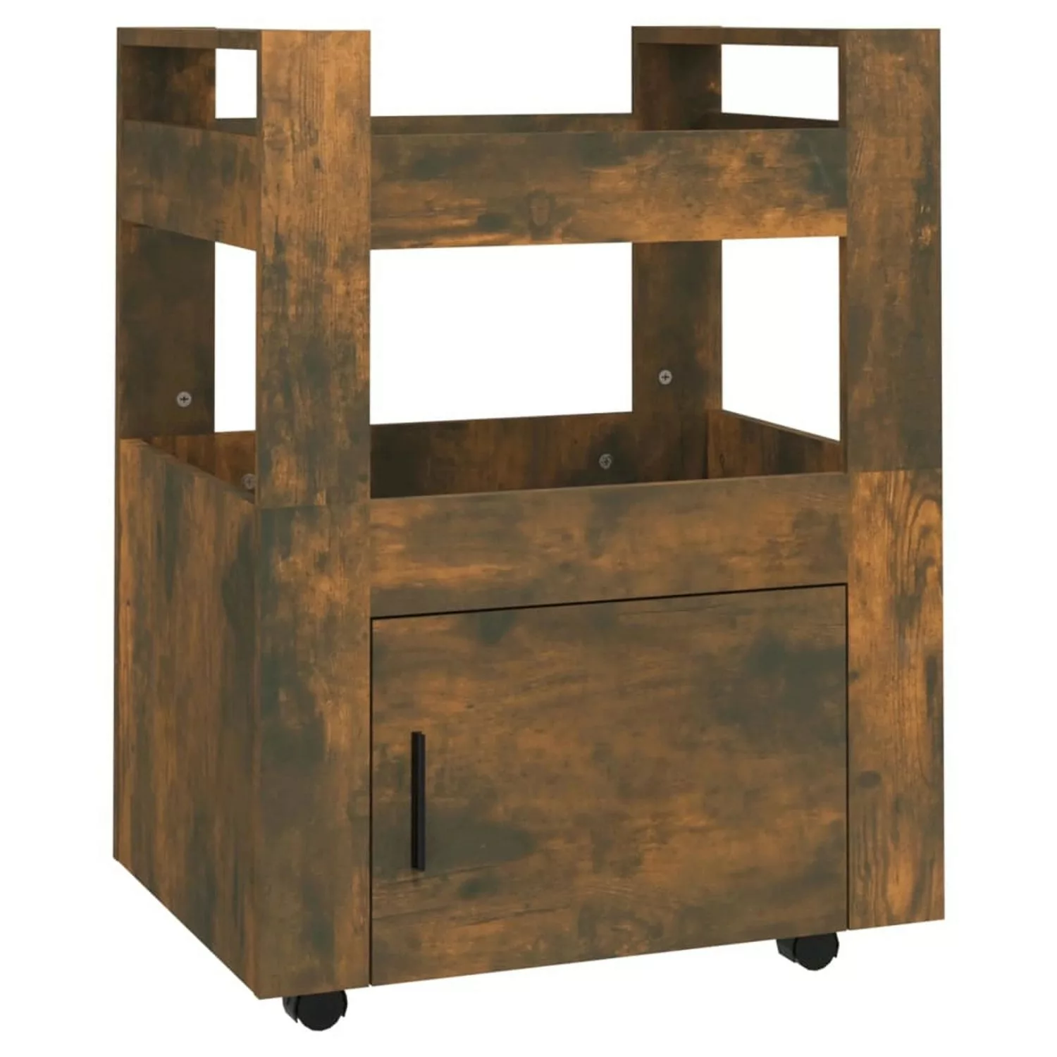 Vidaxl Küchenwagen Räuchereiche 60x45x80 Cm Holzwerkstoff günstig online kaufen