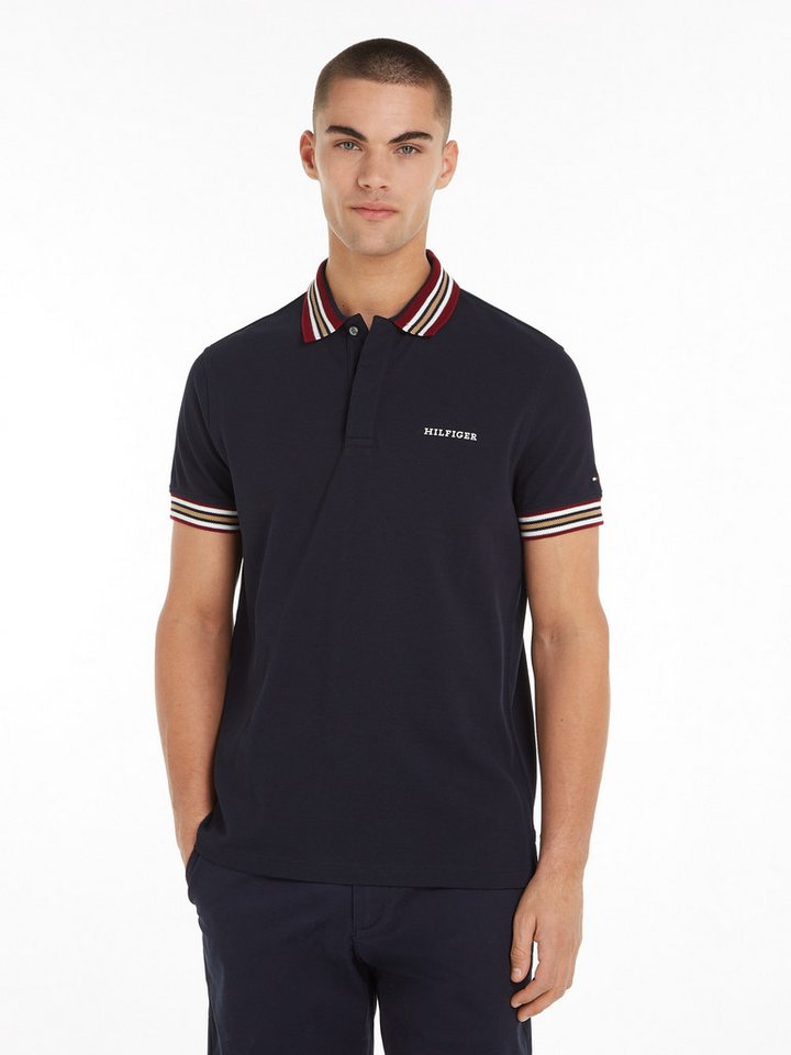 Tommy Hilfiger Poloshirt GIFTING POLO RWB COLLAR REG POLO Streifen an Krage günstig online kaufen