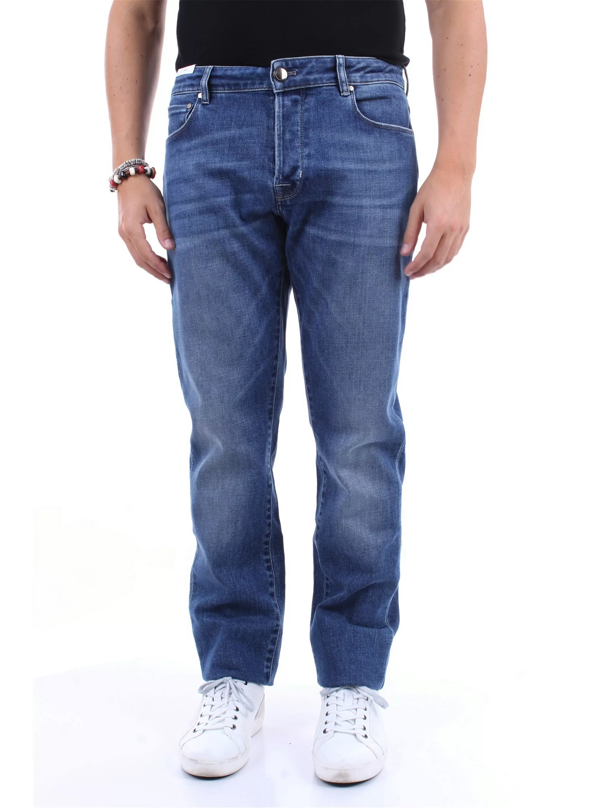 PT TORINO regelmäßig Herren Dunkle Jeans Baumwolle - Polyester und Elasthan günstig online kaufen