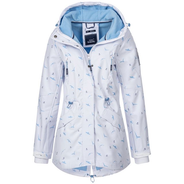 SUBLEVEL Softshelljacke Damen Jacke Übergangs Frühling Herbst Outdoor Regen günstig online kaufen