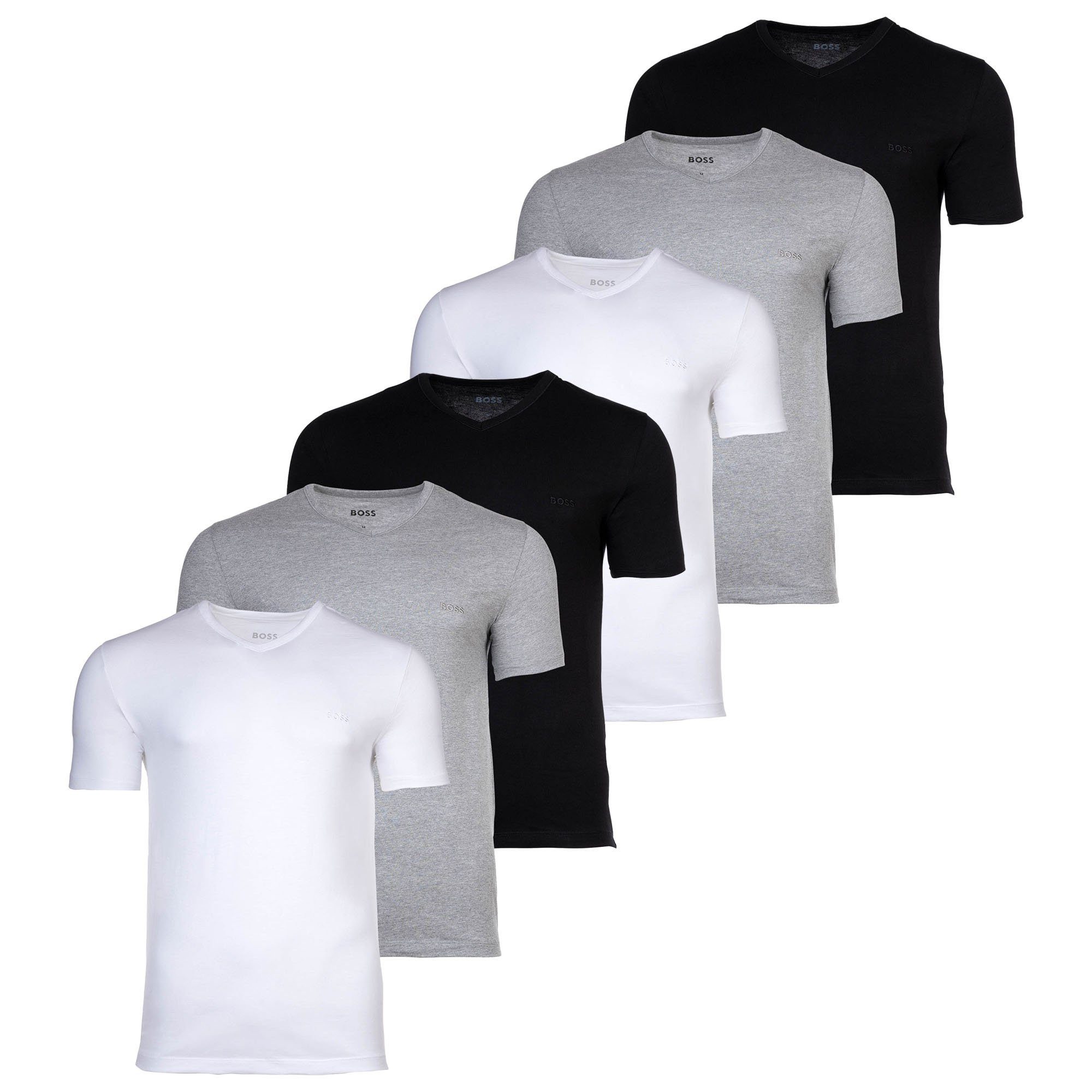 BOSS T-Shirt Herren T-Shirt 6er Pack günstig online kaufen