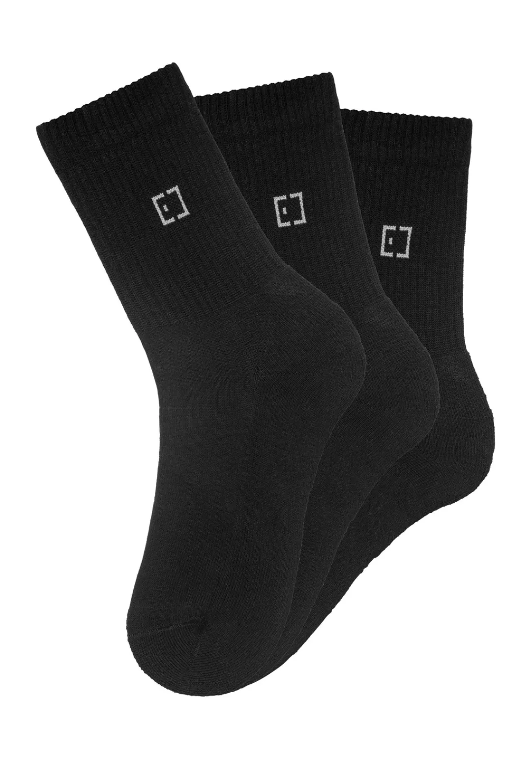 Elbsand Socken, (Packung, 3 Paar), mit Frottee und eingestricktem Markenlog günstig online kaufen