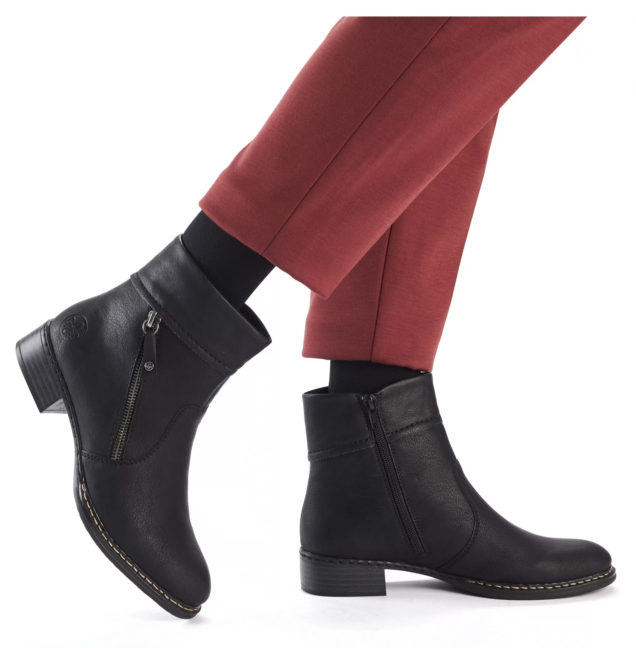 Rieker Stiefelette Damen schwarz günstig online kaufen