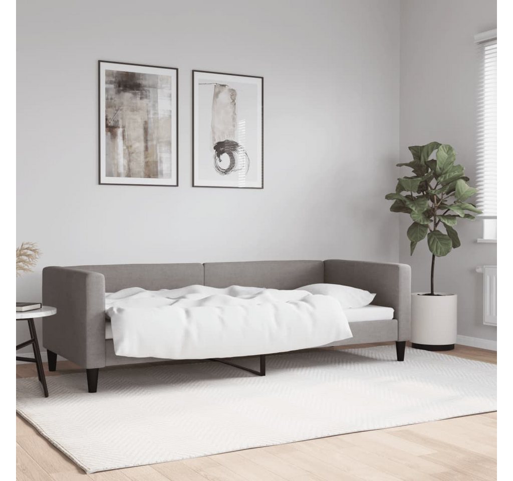 vidaXL Gästebett Tagesbett Taupe 80x200 cm Stoff Gästebett Gästecouch Gäste günstig online kaufen