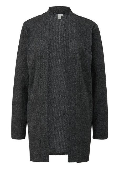 QS Strickjacke Ripp günstig online kaufen