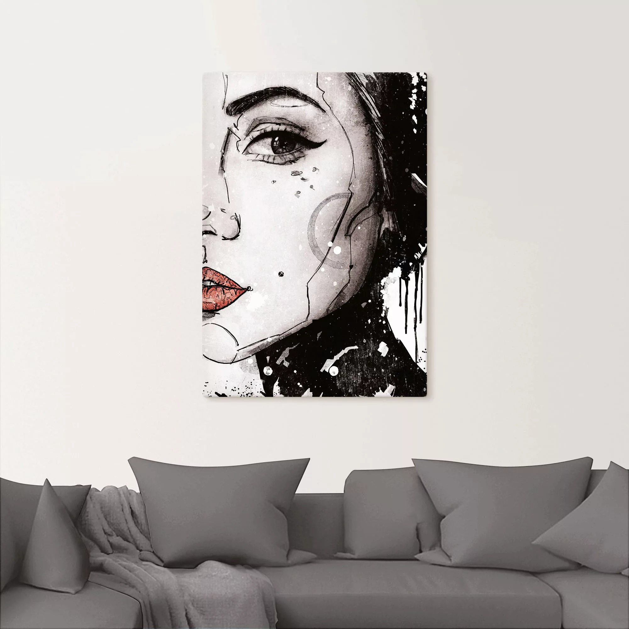 Artland Wandbild "The Artist", Portrait, (1 St.), als Leinwandbild, Wandauf günstig online kaufen