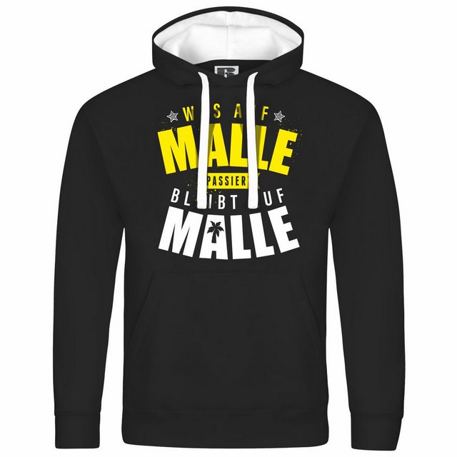 deinshirt Kapuzenpullover Herren Kapuzenpullover Was auf Malle passiert Mit günstig online kaufen