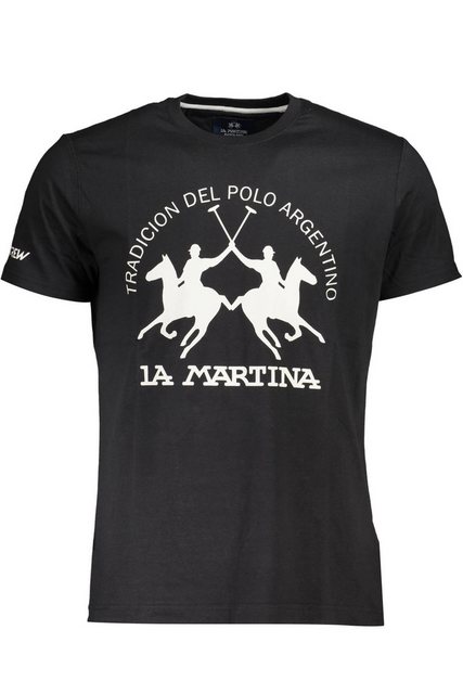 La Martina T-Shirt Stilvolles Herren T-Shirt in Schwarz - Regular Fit günstig online kaufen