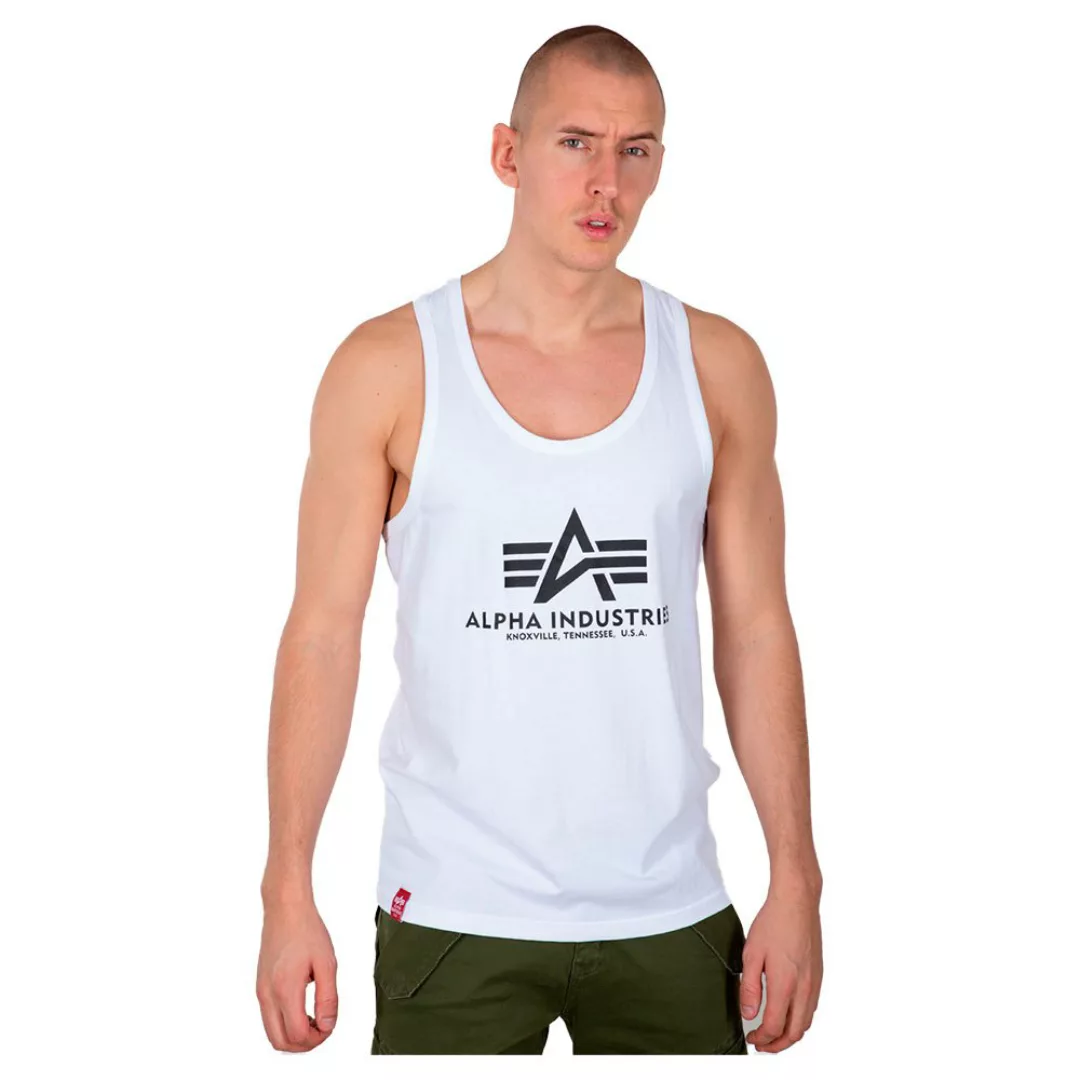 Alpha Industries Basic Bb Ärmelloses T-shirt XL White günstig online kaufen
