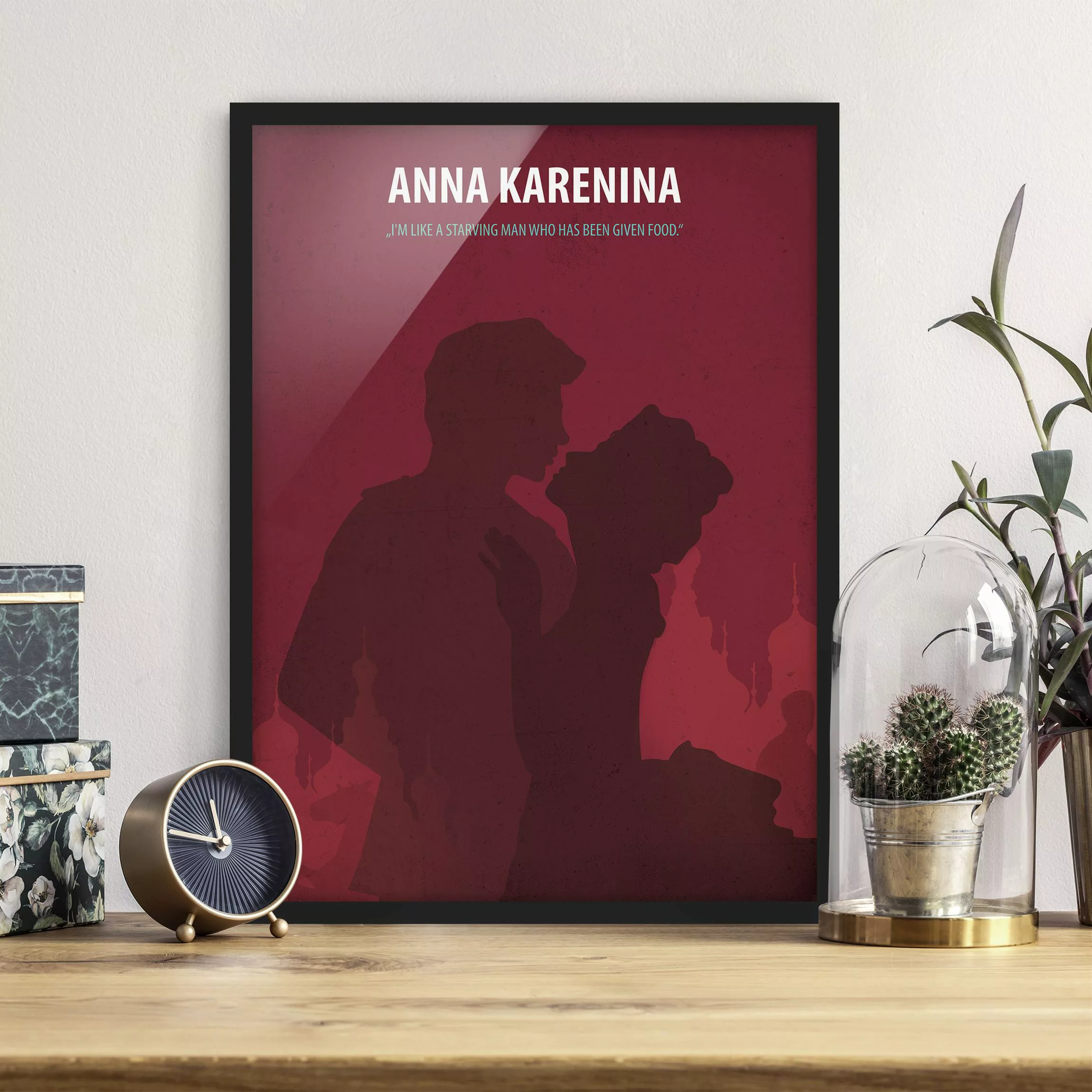 Bild mit Rahmen Abstrakt - Hochformat Filmposter Anna Karenina günstig online kaufen